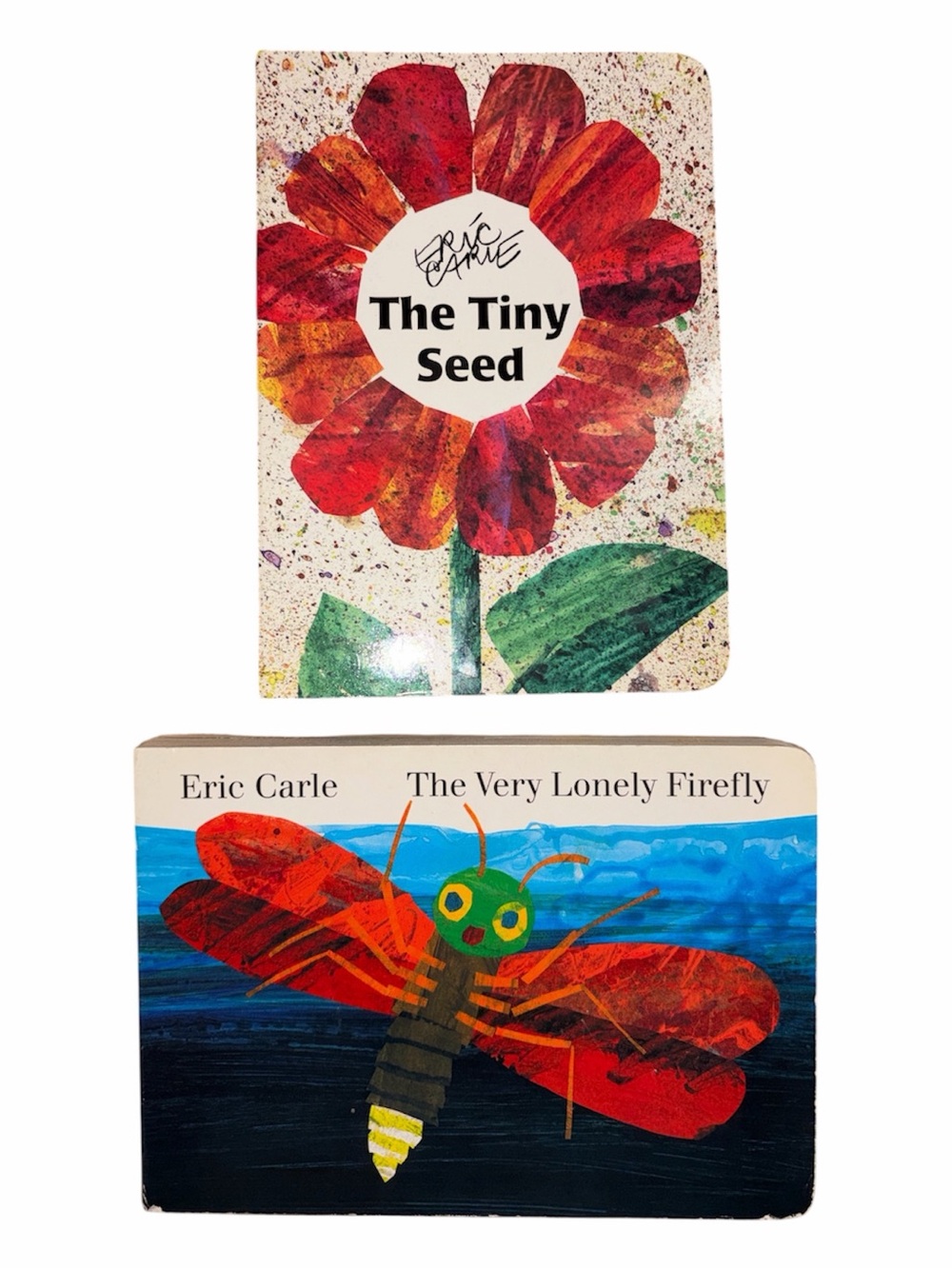 Eric Carle Board Books Set of 2 - ‘The Tiny Seed’ and ‘The Very Lonely Firefly’